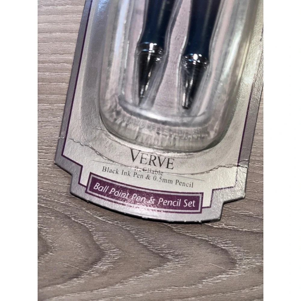 Optima Signature Series‎ Verve Ballpoint Pen and 0.5mm Pencil Set Black 10308